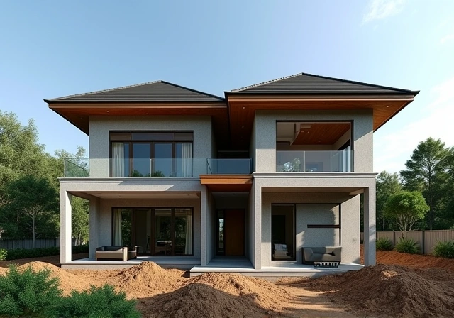 Residential house construction