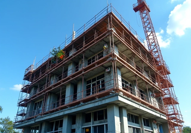 Commercial building construction